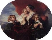 Franz Xaver Winterhalter Elzbieta Branicka, Countess Krasinka and her Children USA oil painting artist